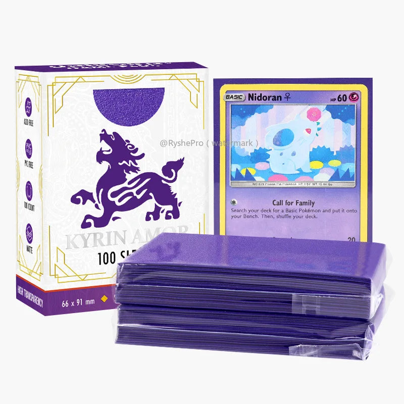 Premium TCG Card Sleeves - Card Holders for Pokemon, MTG, One Piece and Sports Cards