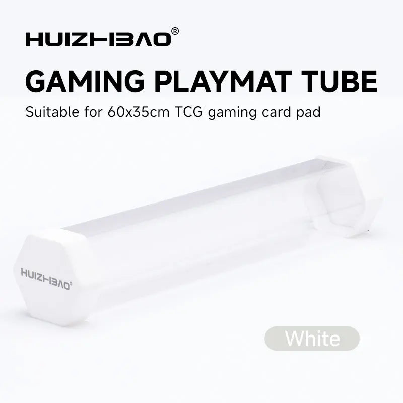 TCG Playmat Tube - Hard Plastic Card Storage Tube for Pokemon, MTG & Yu-Gi-Oh Playmats