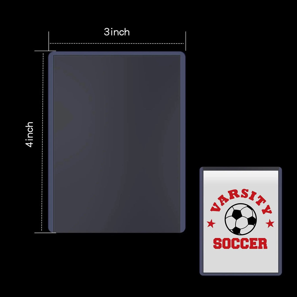 TCG Card Display Stand Kit - Hard Plastic Sleeves & Easel Stands for Pokemon, MTG & Sports Cards
