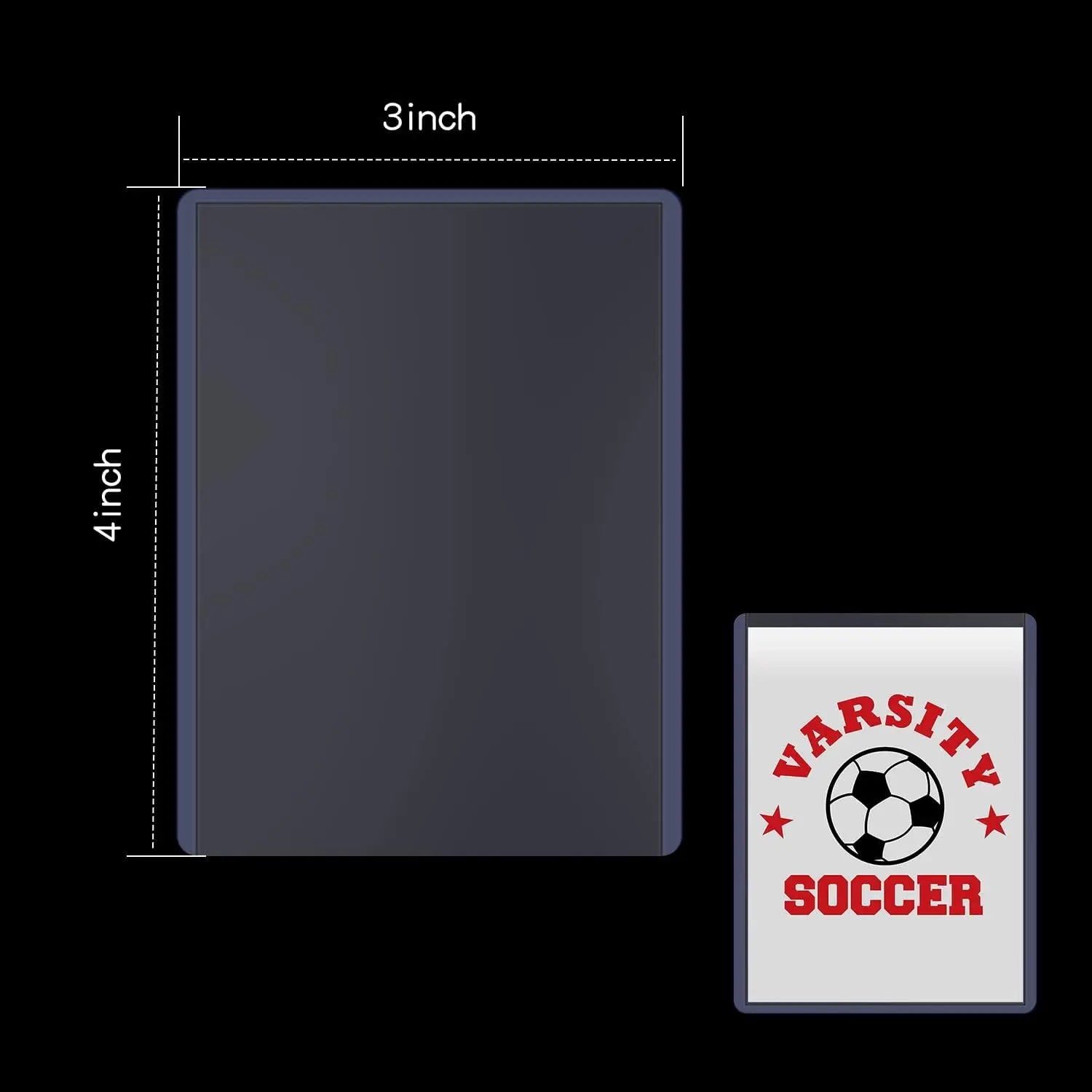 TCG Card Display Stand Kit - Hard Plastic Sleeves & Easel Stands for Pokemon, MTG & Sports Cards