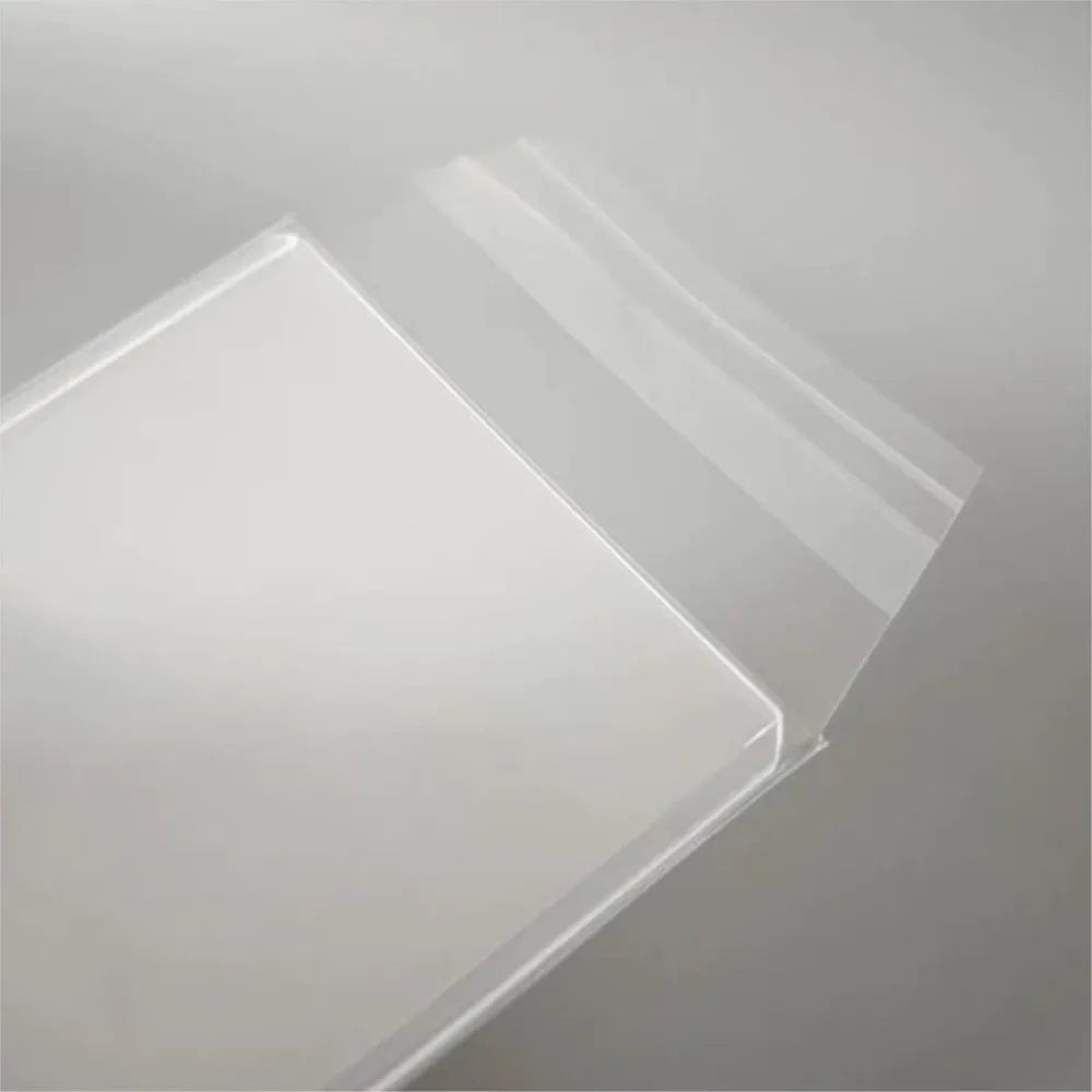100-Pack Clear Card Sleeves 35PT-100PT - Hard Plastic Toploader Protectors for Pokemon TCG, MTG & Sports Cards