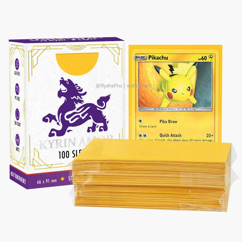 Premium TCG Card Sleeves - Card Holders for Pokemon, MTG, One Piece and Sports Cards