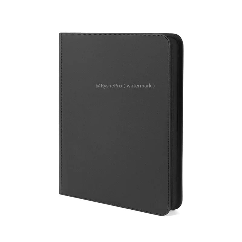 9-Pocket Toploader Binder - Holds 252+ Rigid Card Holders for Pokemon, MTG & TCG Cards