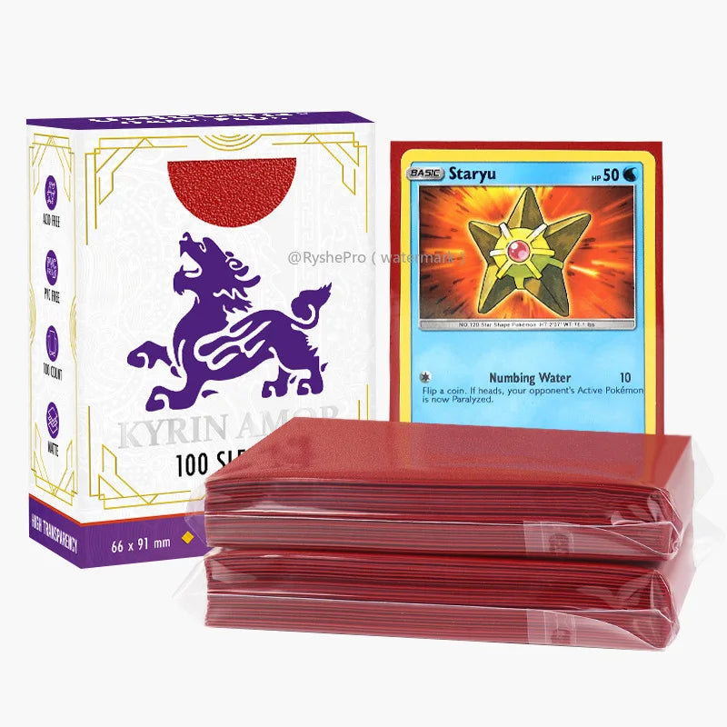 Premium Exact-Fit Inner Card Sleeves - Standard Size TCG Protectors for Pokemon, MTG, One Piece & Sports Cards