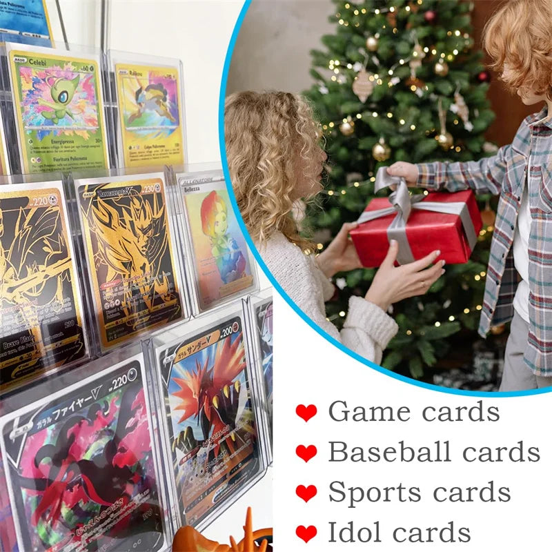 TCG Card Outer Protector Sleeves - Photocard & Game Card Folder for Pokemon, MTG, One Piece & Sports Cards