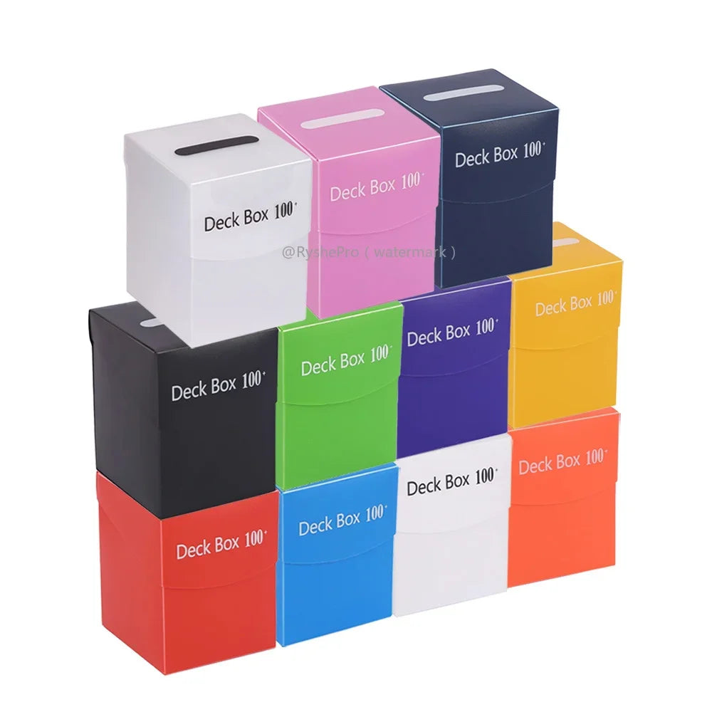 TCG Deck Box 100+ Cards - Commander Deck Holder with Divider for Pokemon, MTG, Yu-Gi-Oh & One Piece