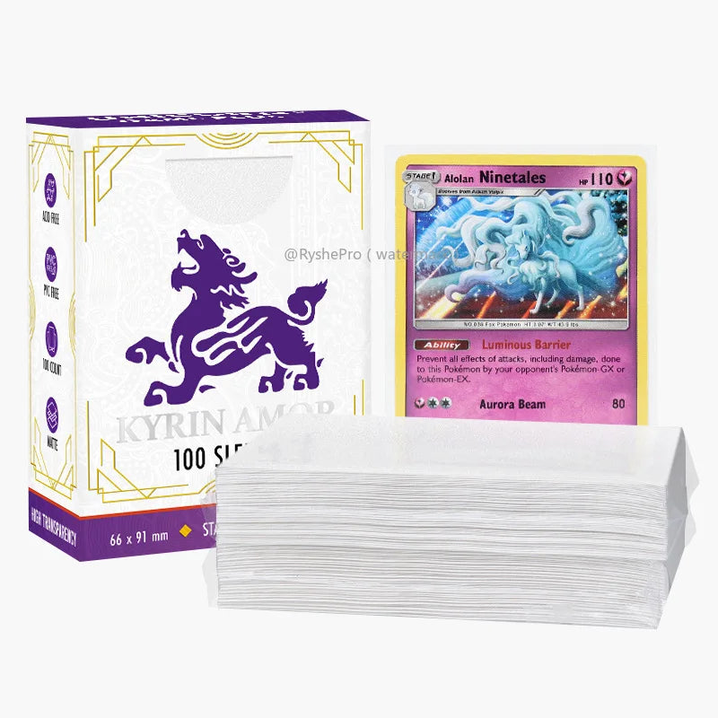 Premium Exact-Fit Inner Card Sleeves - Standard Size TCG Protectors for Pokemon, MTG, One Piece & Sports Cards