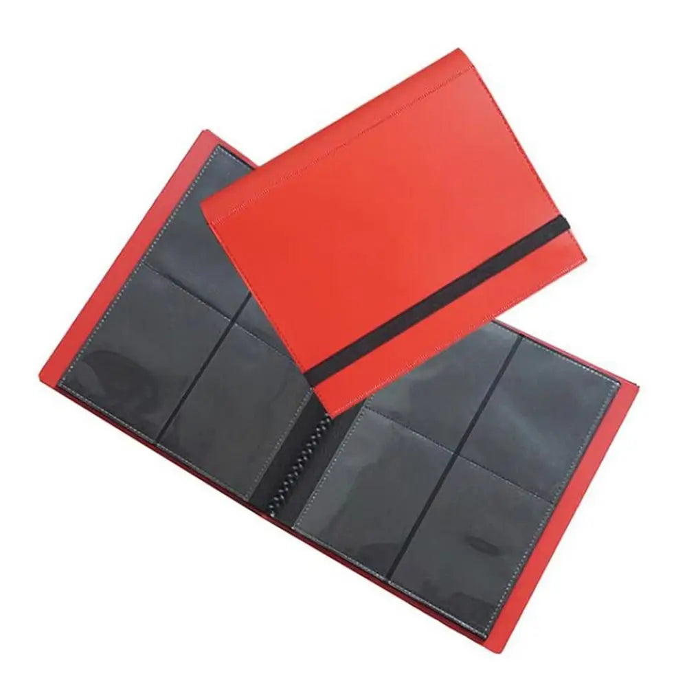 TCG Card Collection Binder Notebook - 4/9 Pocket Card Holder Book 160/360 Cards for Pokemon, MTG & One Piece