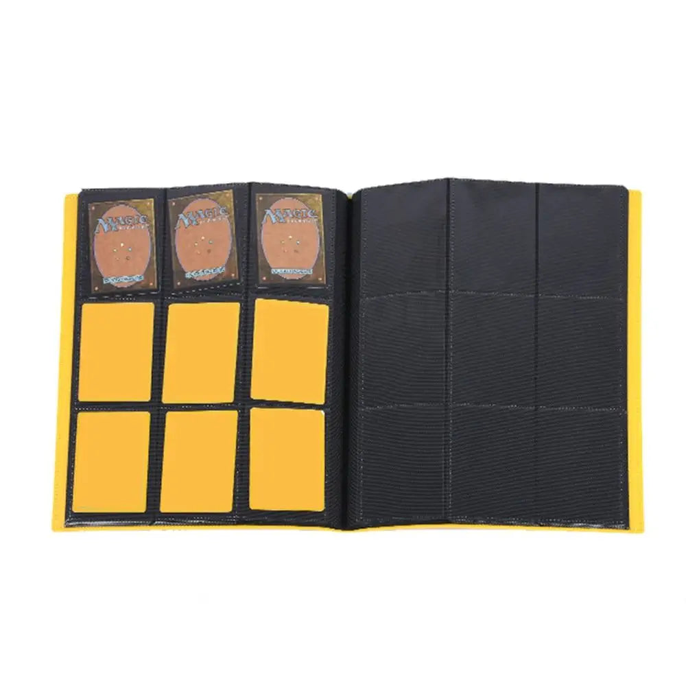 TCG Card Collection Binder Notebook - 4/9 Pocket Card Holder Book 160/360 Cards for Pokemon, MTG & One Piece