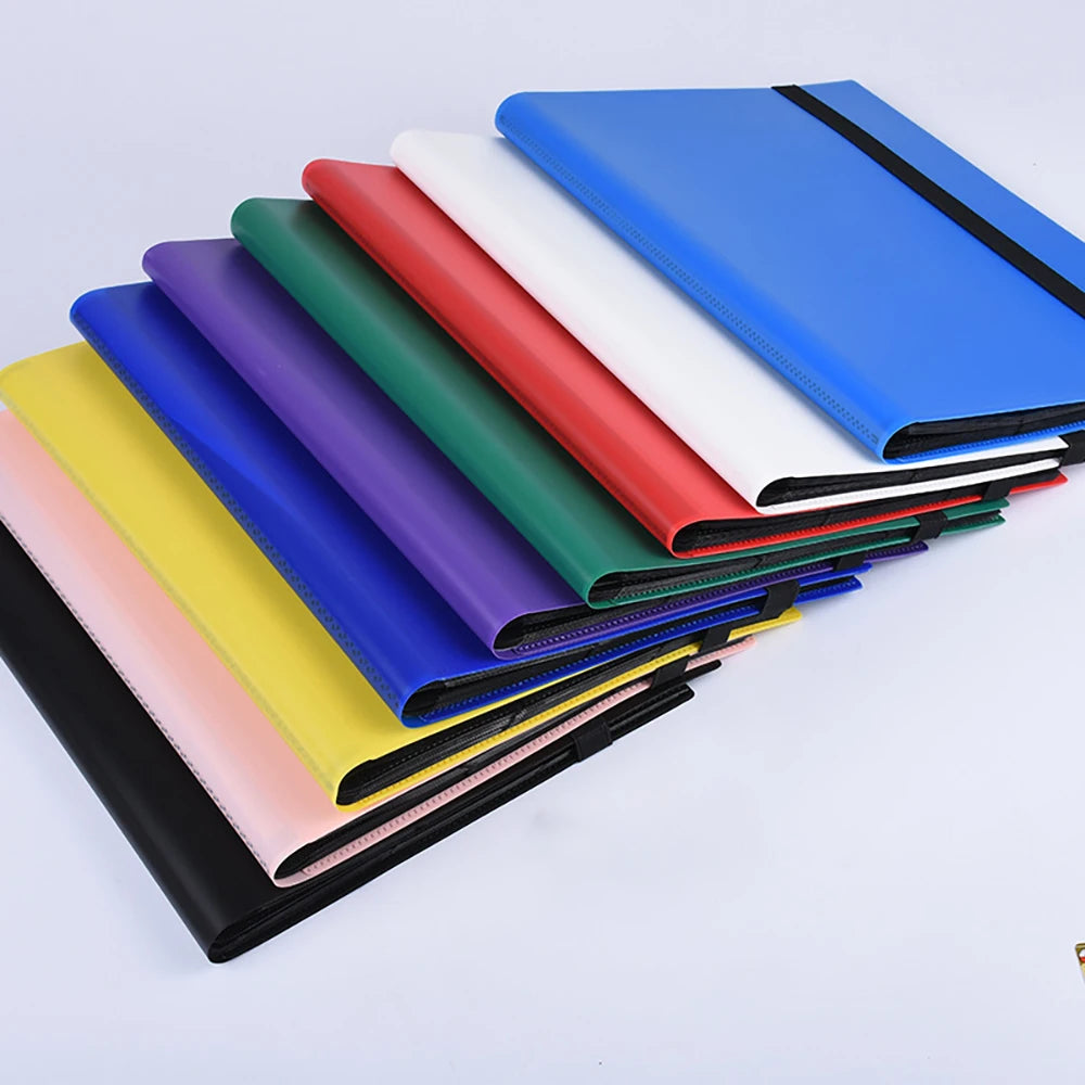 9-Pocket TCG Card Binder 360 Cards - Side-Loading Card Album for Pokemon, MTG, One Piece & Standard Cards