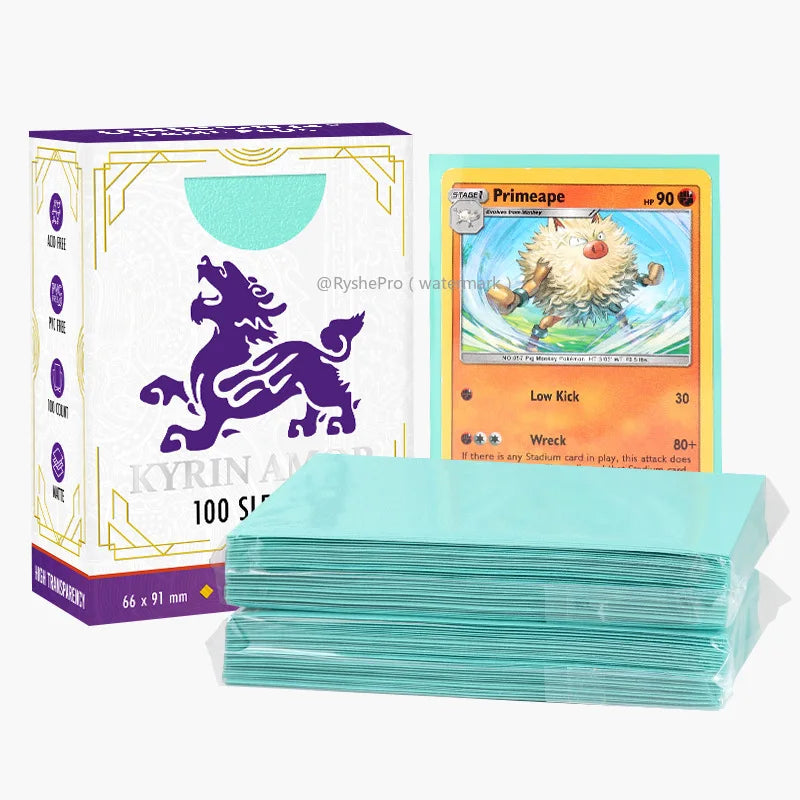 Premium Exact-Fit Inner Card Sleeves - Standard Size TCG Protectors for Pokemon, MTG, One Piece & Sports Cards