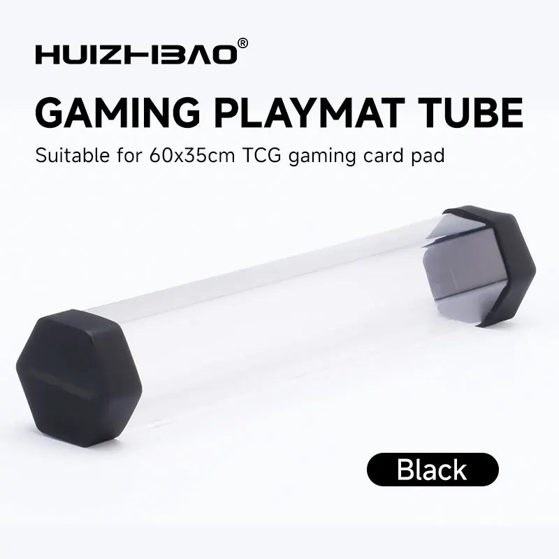 TCG Playmat Tube - Hard Plastic Card Storage Tube for Pokemon, MTG & Yu-Gi-Oh Playmats