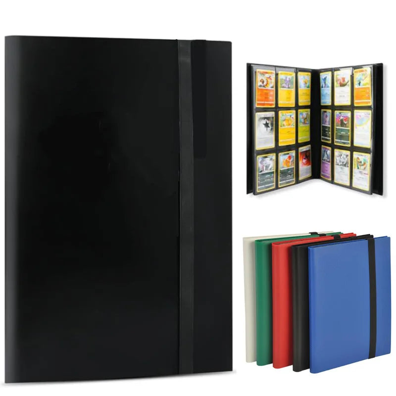 TCG Card Collector Holder Binder - 4/9/12-Pocket Portable Storage for Pokemon, MTG, Baseball & Sports Cards