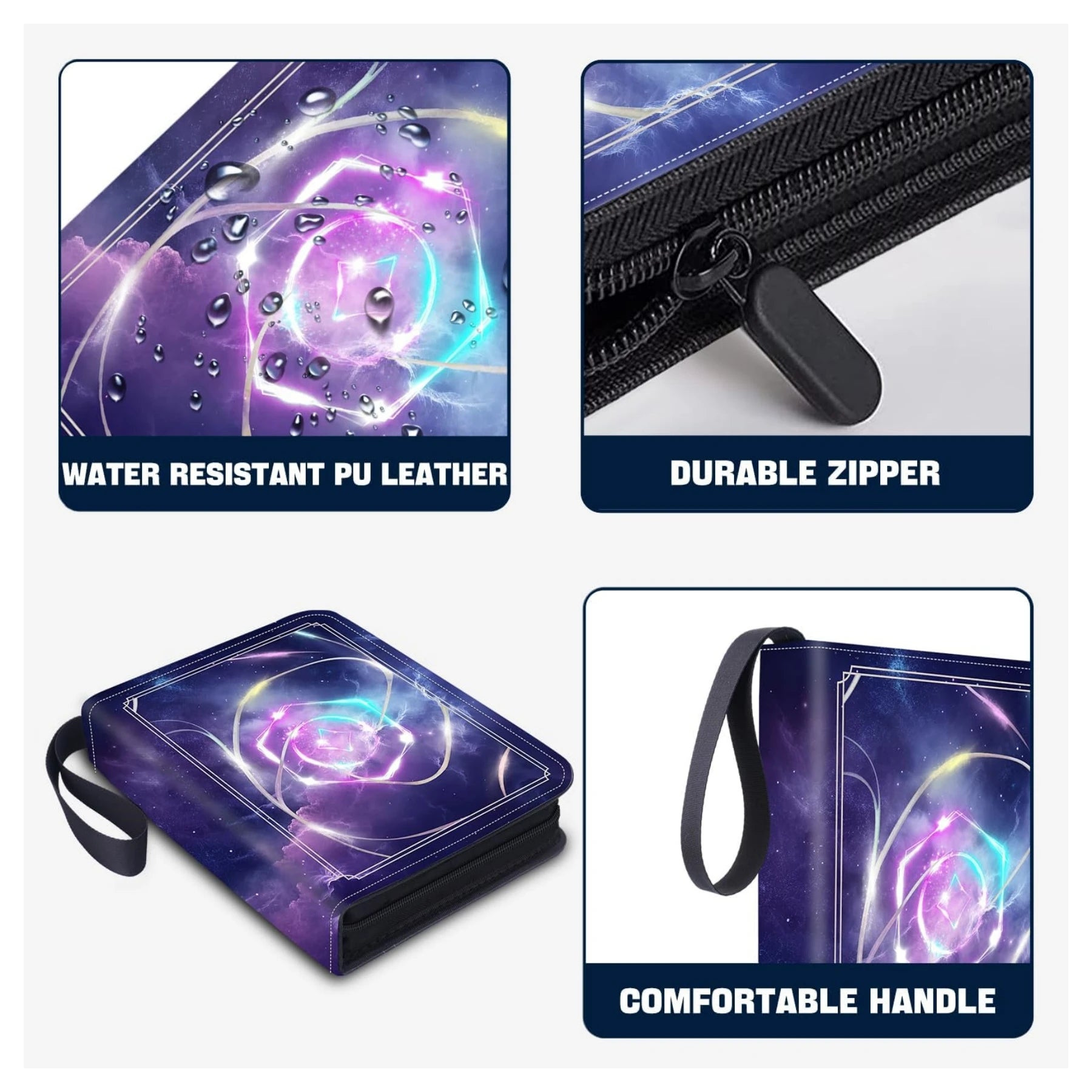 Premium 9-Pocket TCG Card Binder 900 Cards - Trading Card Album for Pokemon, MTG, One Piece and Sports Cards
