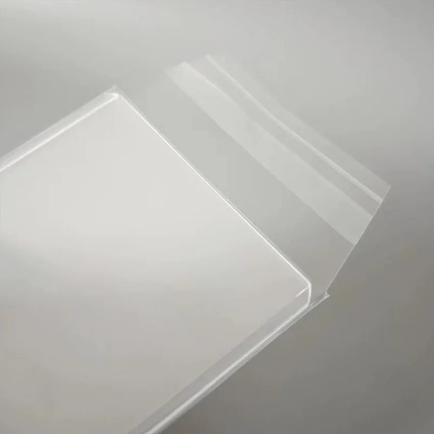 100-Pack Clear Card Sleeves 35PT-100PT - Hard Plastic Toploader Protectors for Pokemon TCG, MTG & Sports Cards