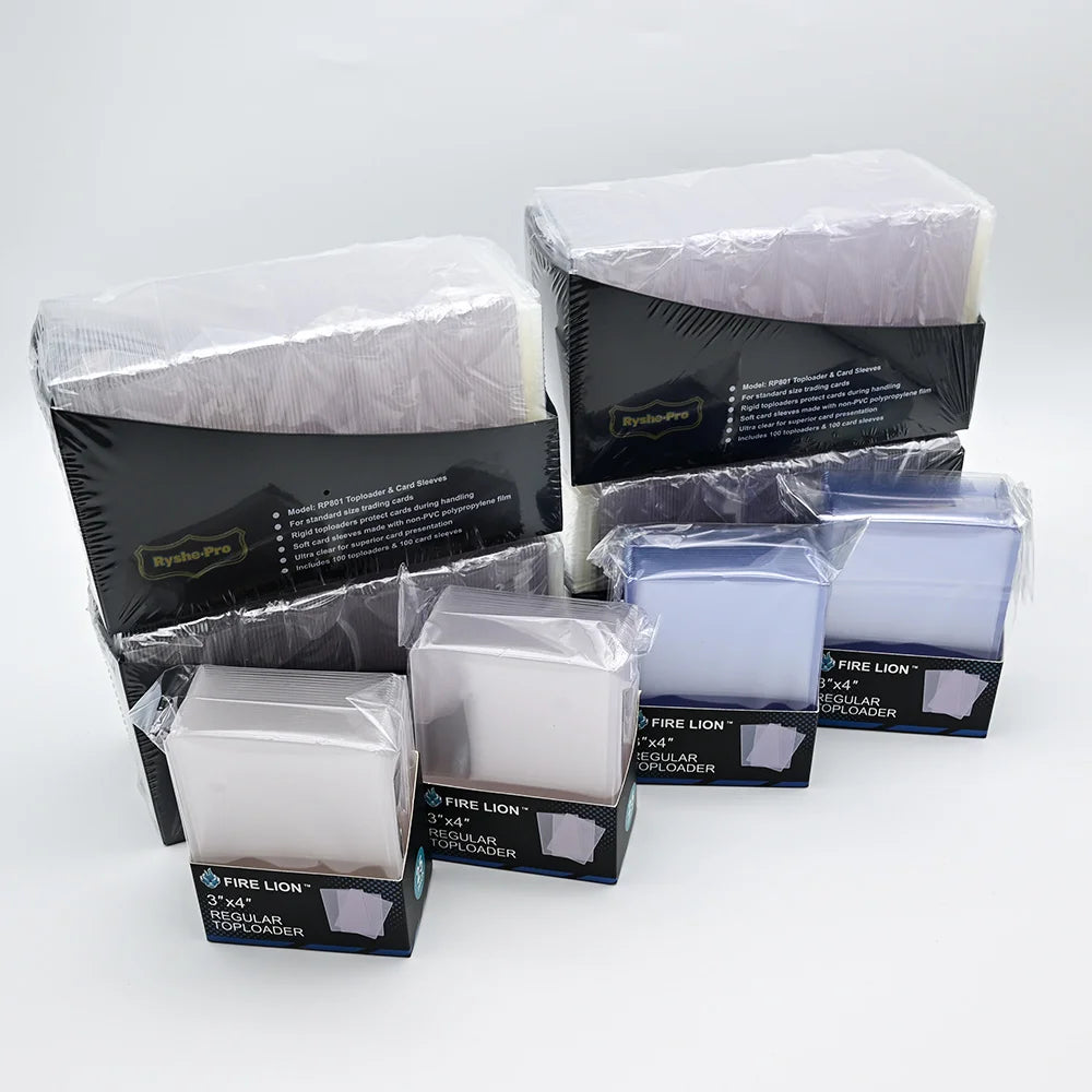 9-Pocket Toploader Binder - Holds 252+ Rigid Card Holders for Pokemon, MTG & TCG Cards