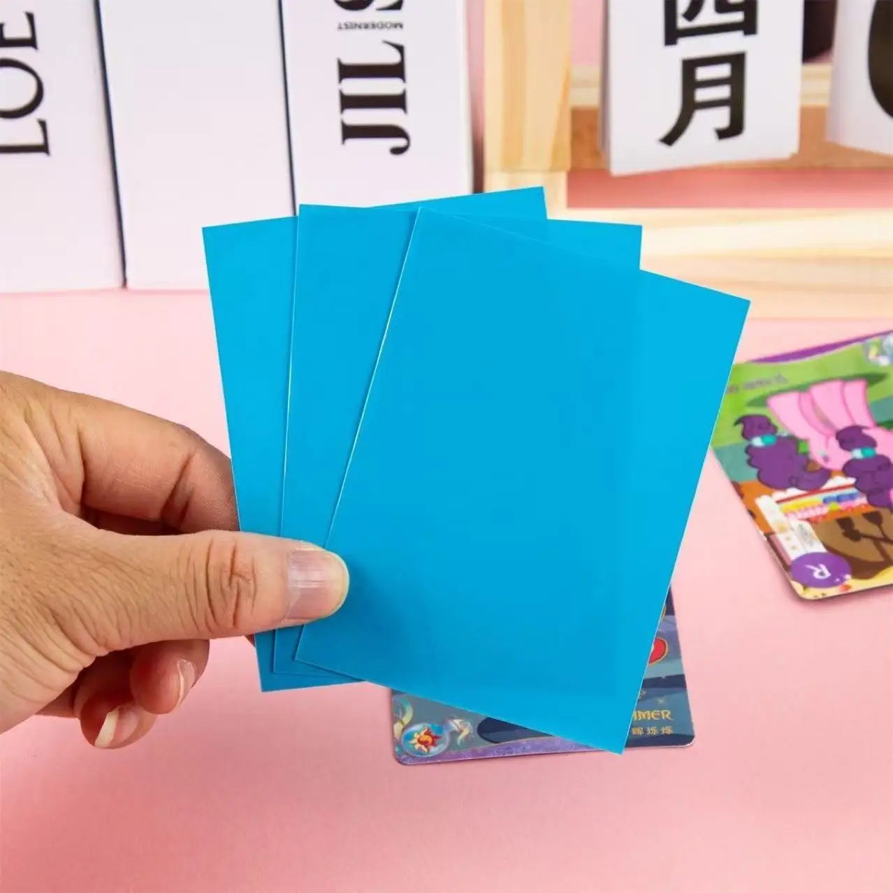 50-Pack Standard TCG Card Sleeves 66x91mm - Card Protectors for Pokemon, MTG, Yu-Gi-Oh & Tarot Cards