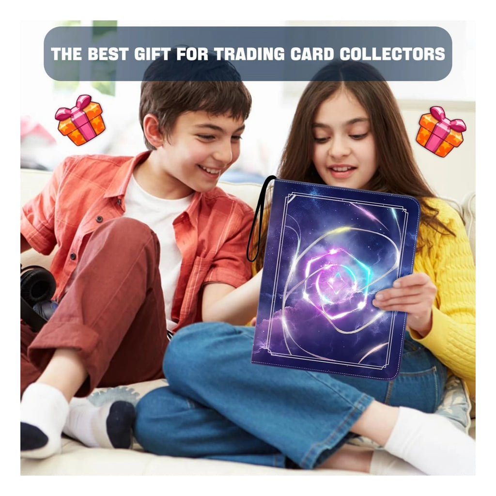 Premium 9-Pocket TCG Card Binder 900 Cards - Trading Card Album for Pokemon, MTG, One Piece and Sports Cards