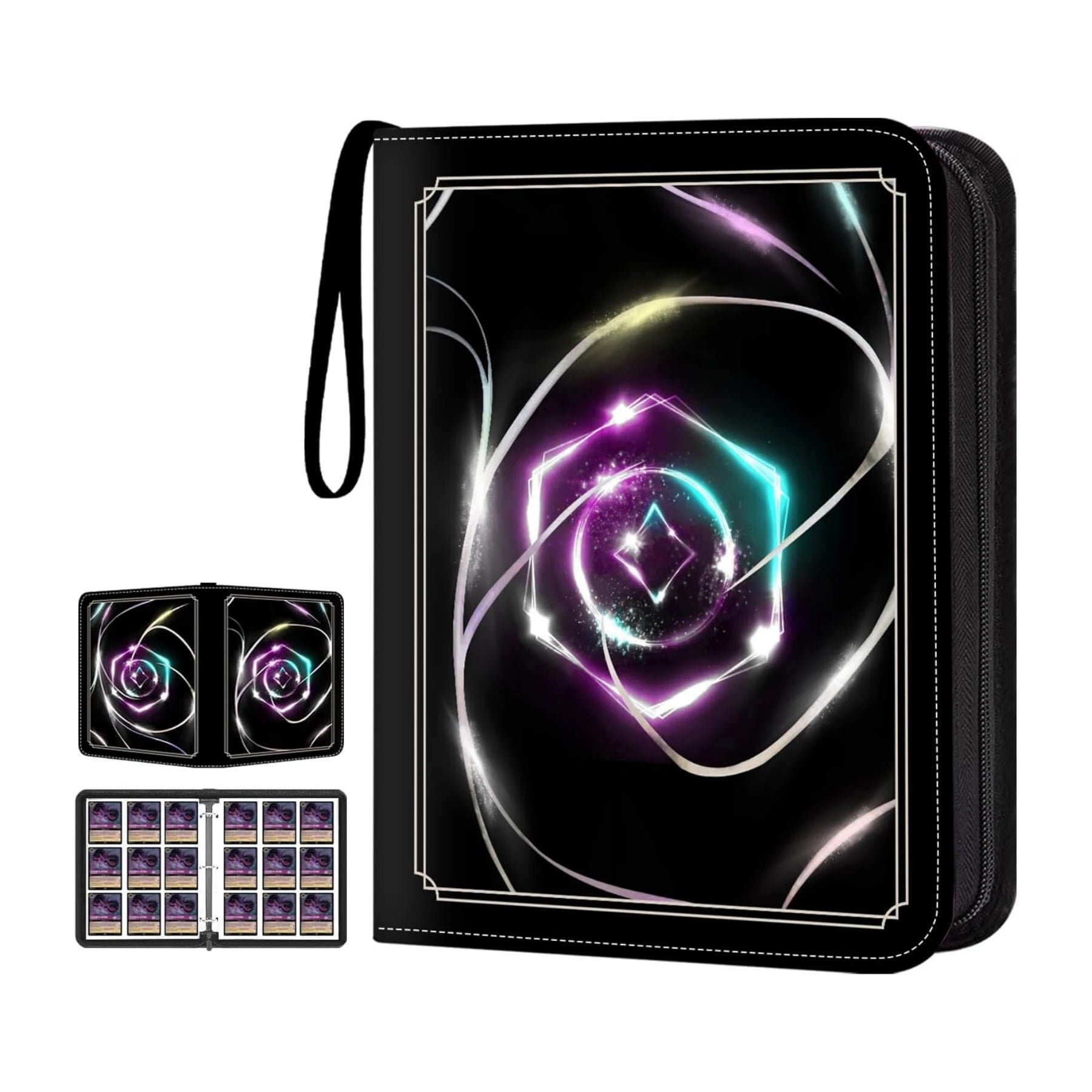 Premium 9-Pocket TCG Card Binder 900 Cards - Trading Card Album for Pokemon, MTG, One Piece and Sports Cards