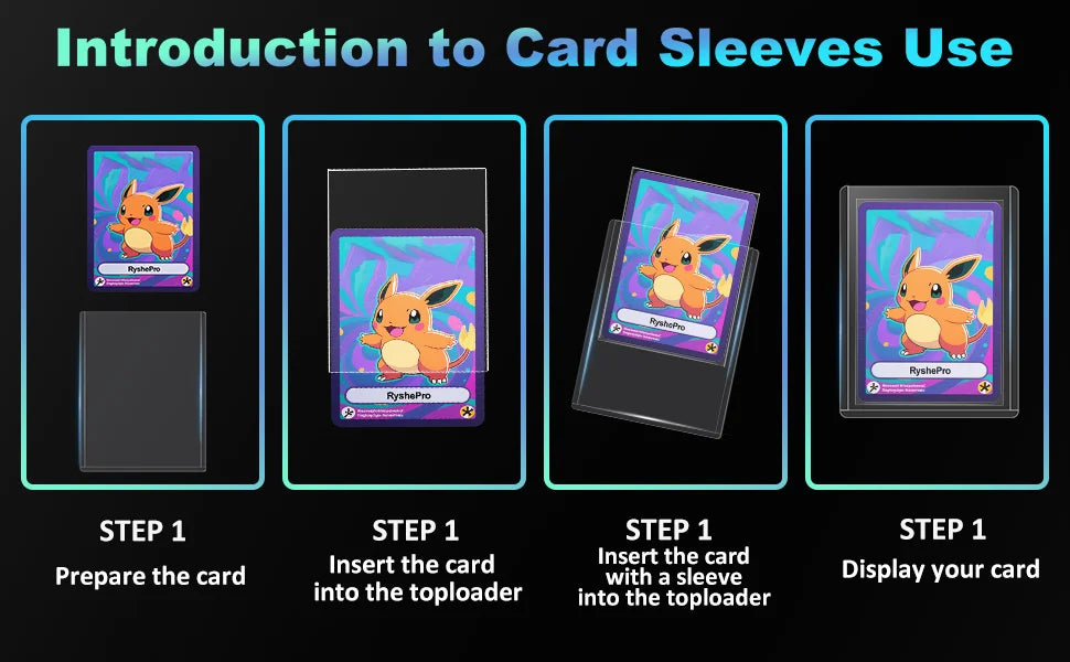 9-Pocket Toploader Binder - Holds 252+ Rigid Card Holders for Pokemon, MTG & TCG Cards