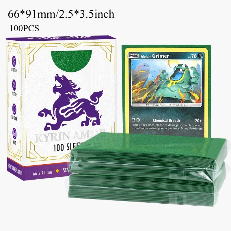 Premium Exact-Fit Inner Card Sleeves - Standard Size TCG Protectors for Pokemon, MTG, One Piece & Sports Cards