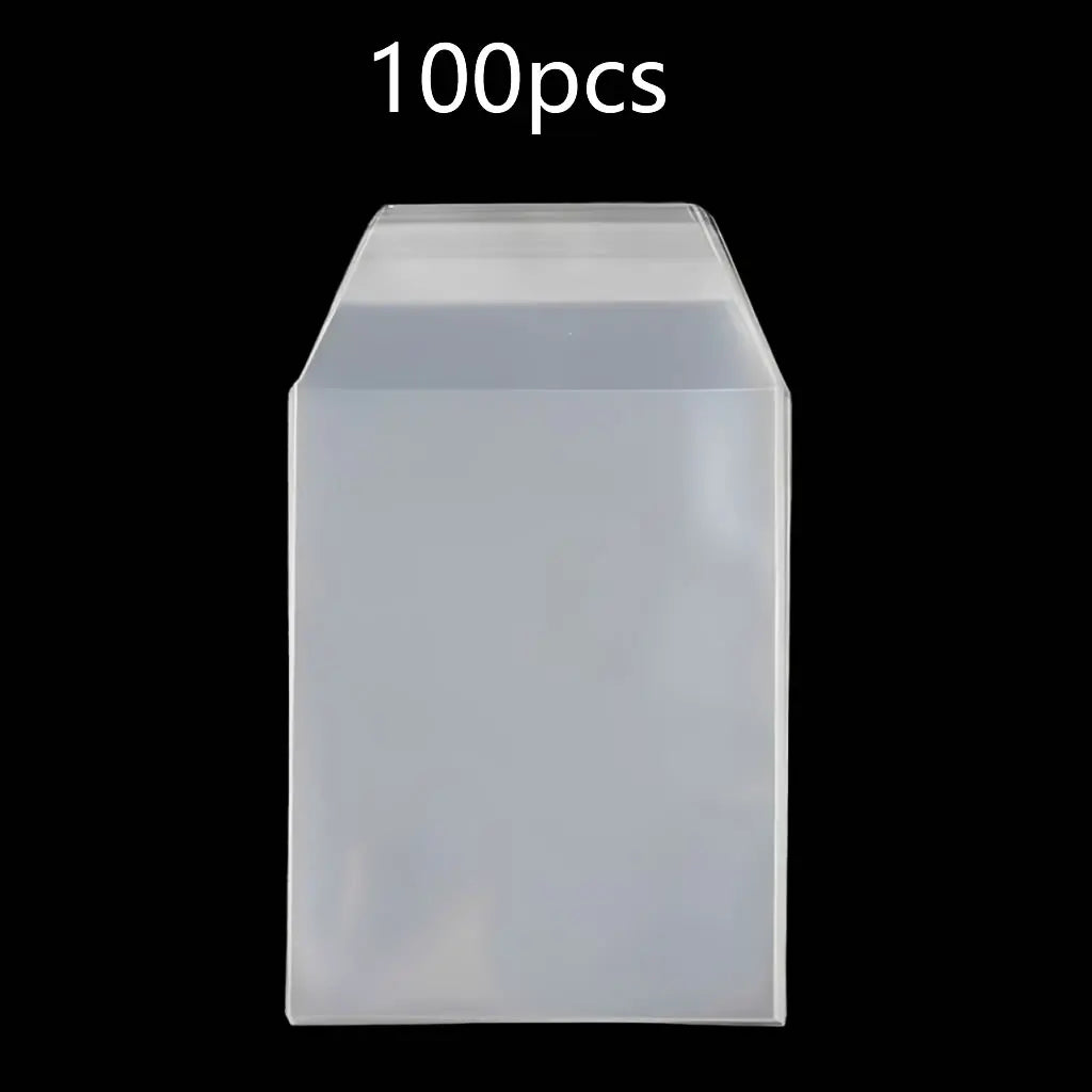 100-Pack Clear Card Sleeves 35PT-100PT - Hard Plastic Toploader Protectors for Pokemon TCG, MTG & Sports Cards