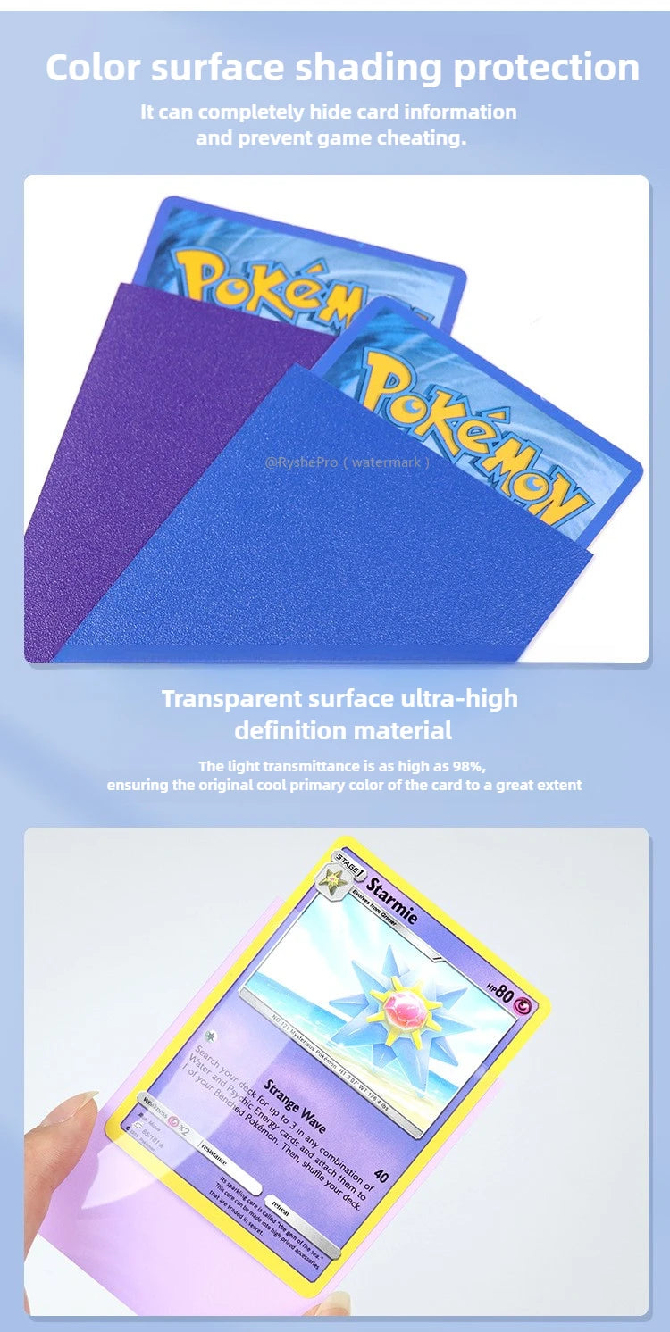 Premium Exact-Fit Inner Card Sleeves - Standard Size TCG Protectors for Pokemon, MTG, One Piece & Sports Cards