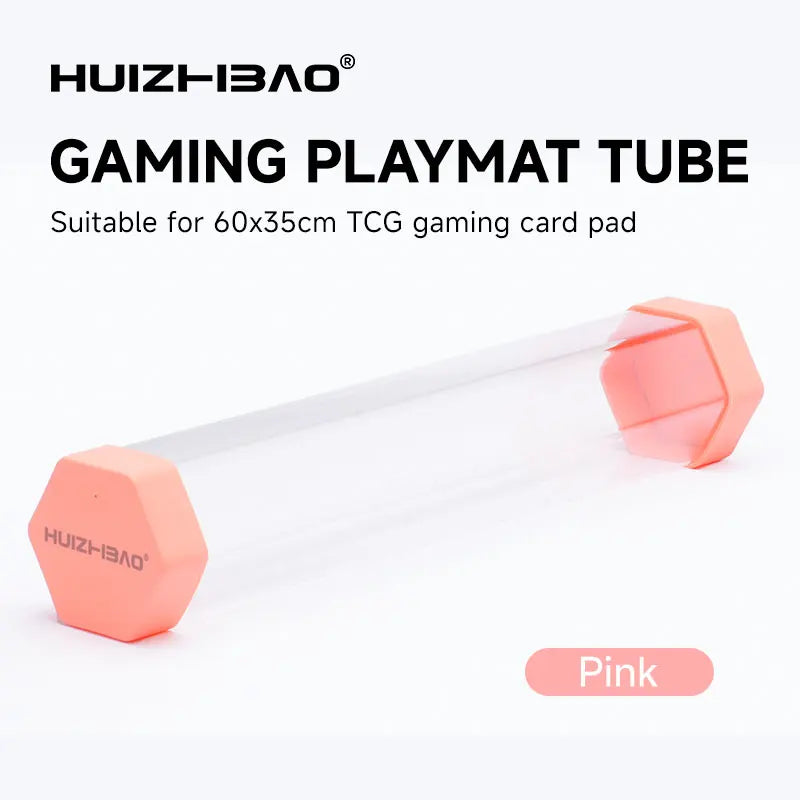 TCG Playmat Tube - Hard Plastic Card Storage Tube for Pokemon, MTG & Yu-Gi-Oh Playmats