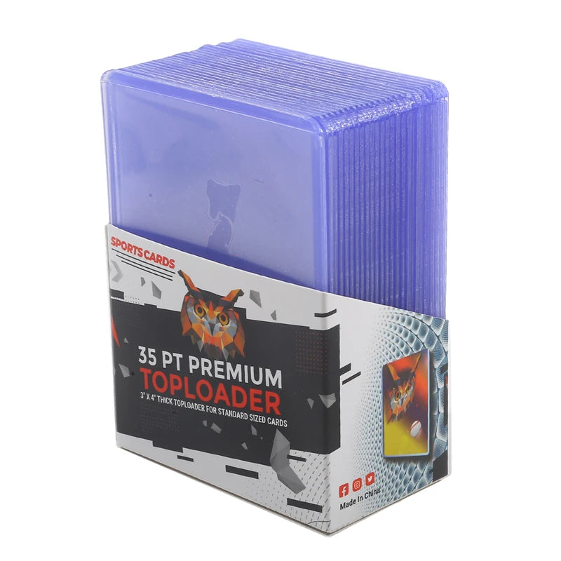 25/50-Pack TCG Card Outer Sleeves - Protective Card Folders for Pokemon, MTG, One Piece & Sports Cards