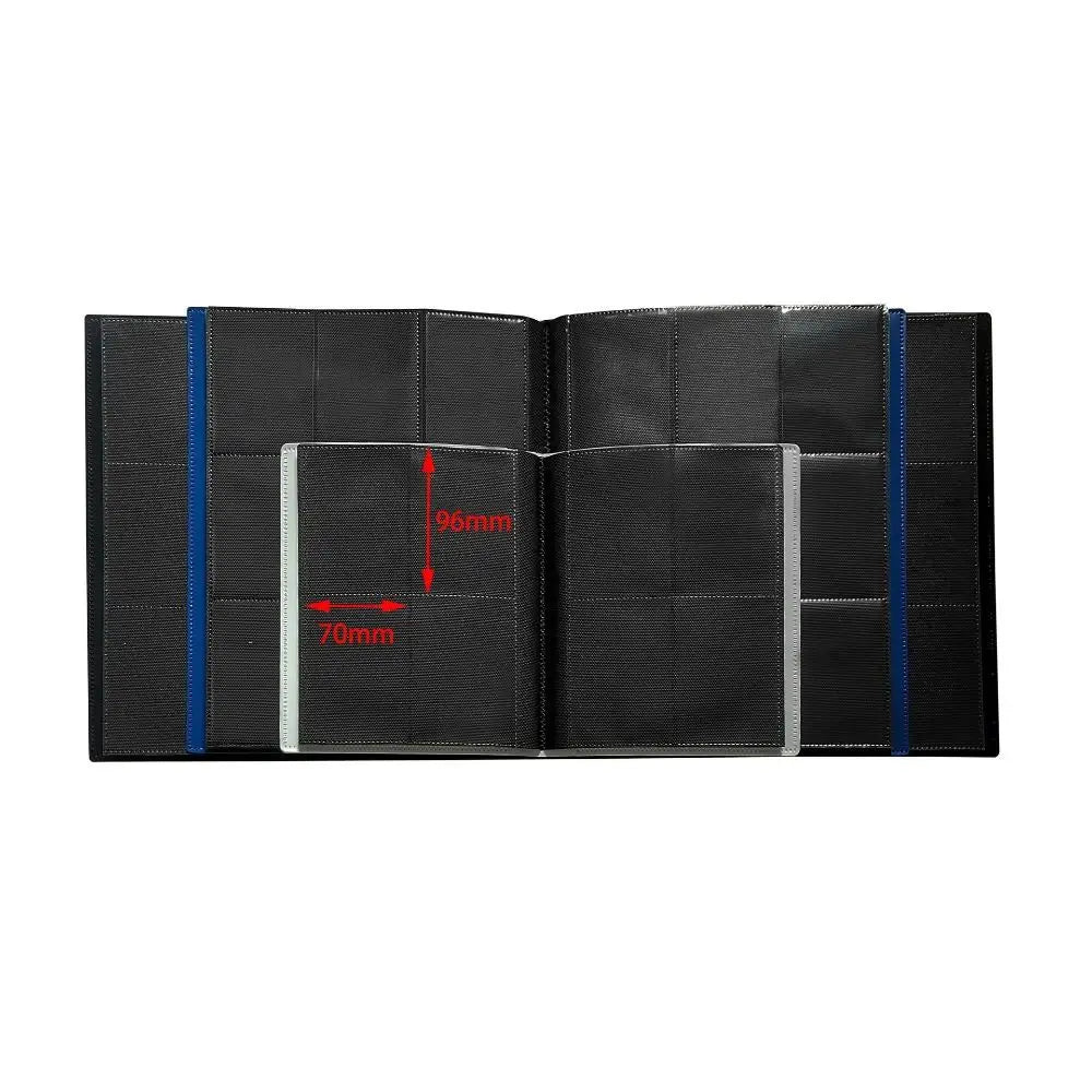 TCG Card Collection Binder Notebook - 4/9 Pocket Card Holder Book 160/360 Cards for Pokemon, MTG & One Piece