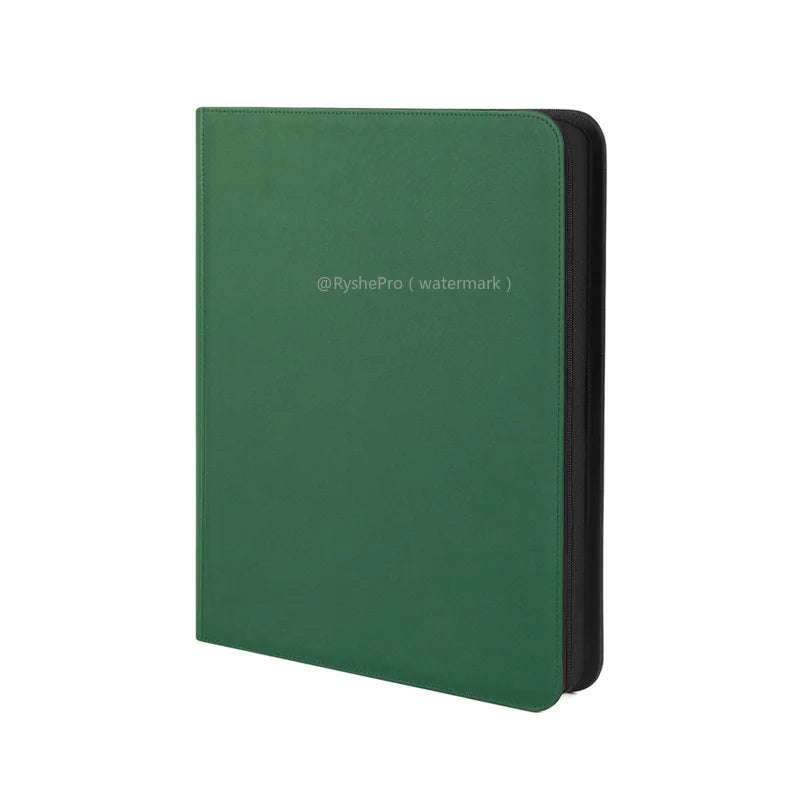 9-Pocket Toploader Binder - Holds 252+ Rigid Card Holders for Pokemon, MTG & TCG Cards