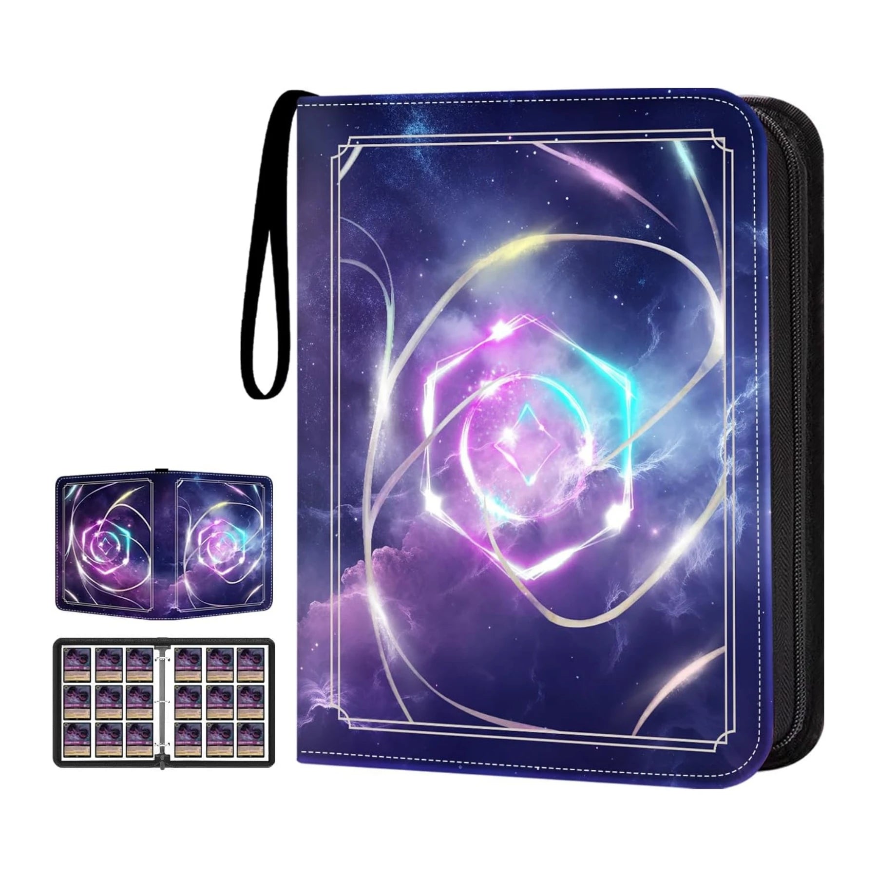 Premium 9-Pocket TCG Card Binder 900 Cards - Trading Card Album for Pokemon, MTG, One Piece and Sports Cards