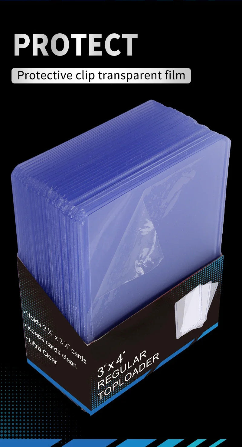 9-Pocket Toploader Binder - Holds 252+ Rigid Card Holders for Pokemon, MTG & TCG Cards