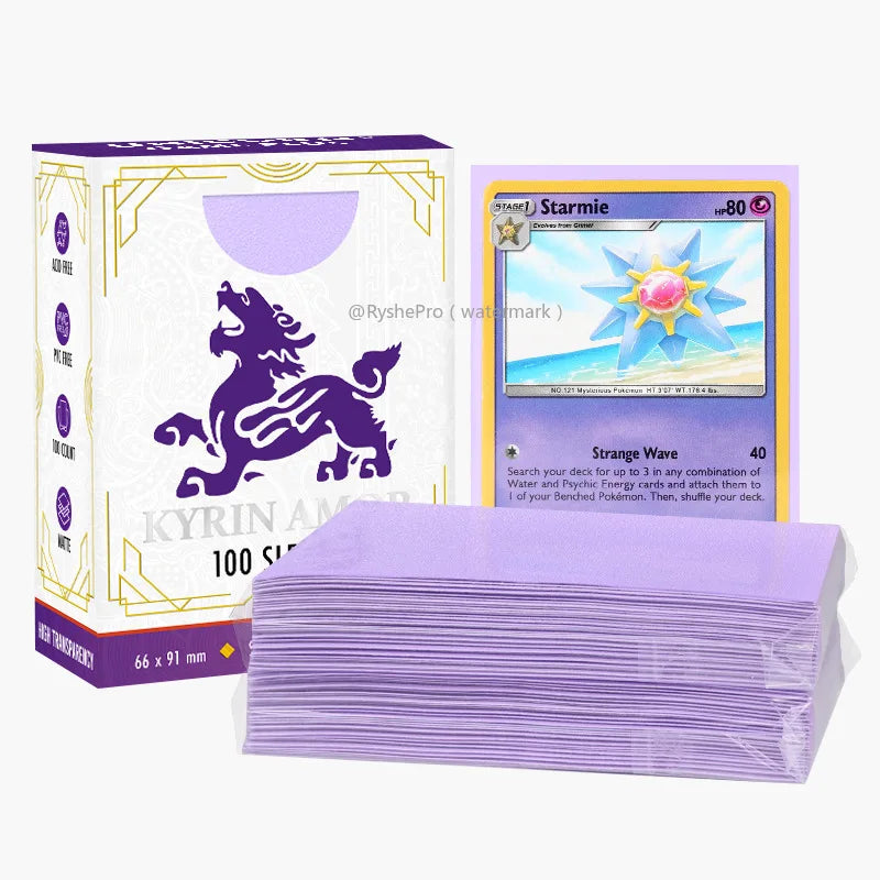 Premium TCG Card Sleeves - Card Holders for Pokemon, MTG, One Piece and Sports Cards