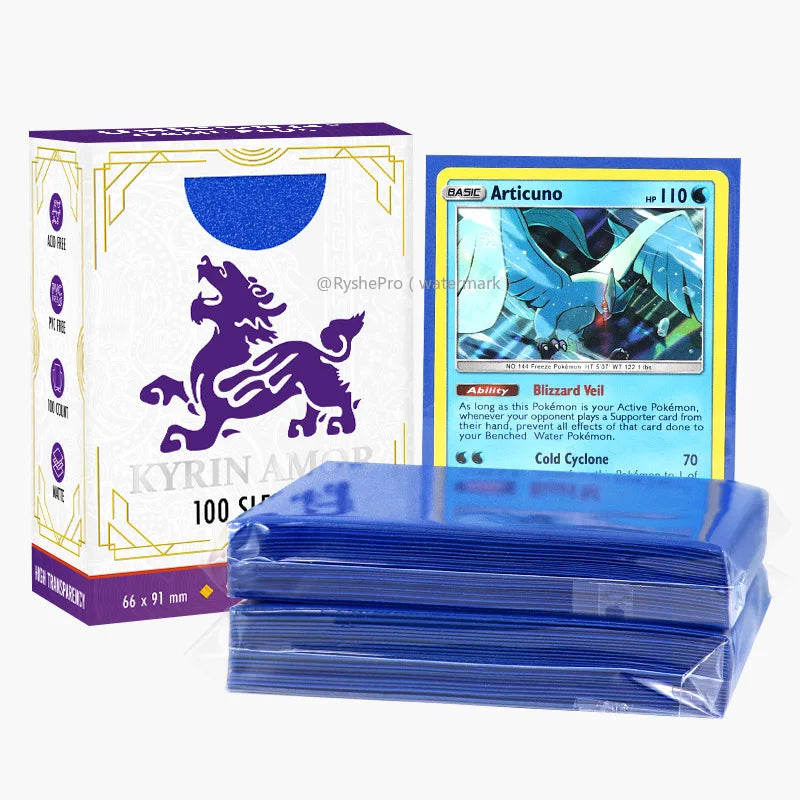 Premium Exact-Fit Inner Card Sleeves - Standard Size TCG Protectors for Pokemon, MTG, One Piece & Sports Cards