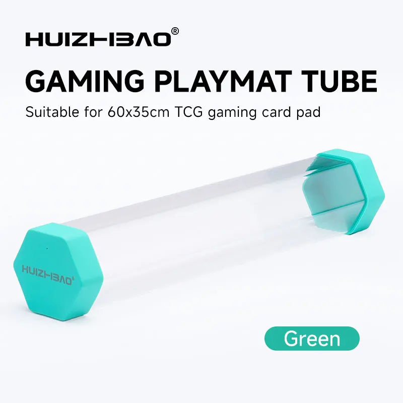 TCG Playmat Tube - Hard Plastic Card Storage Tube for Pokemon, MTG & Yu-Gi-Oh Playmats