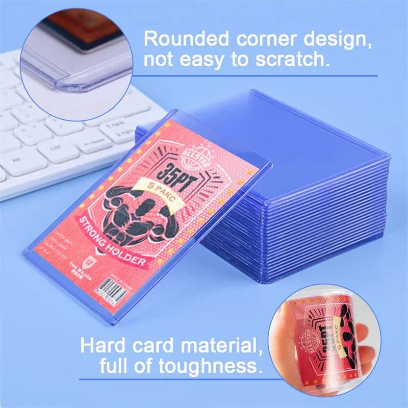 25/50-Pack TCG Card Outer Sleeves - Protective Card Folders for Pokemon, MTG, One Piece & Sports Cards